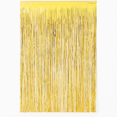 Gleaming Gold Metallic Door Curtain - 3' x 8'
